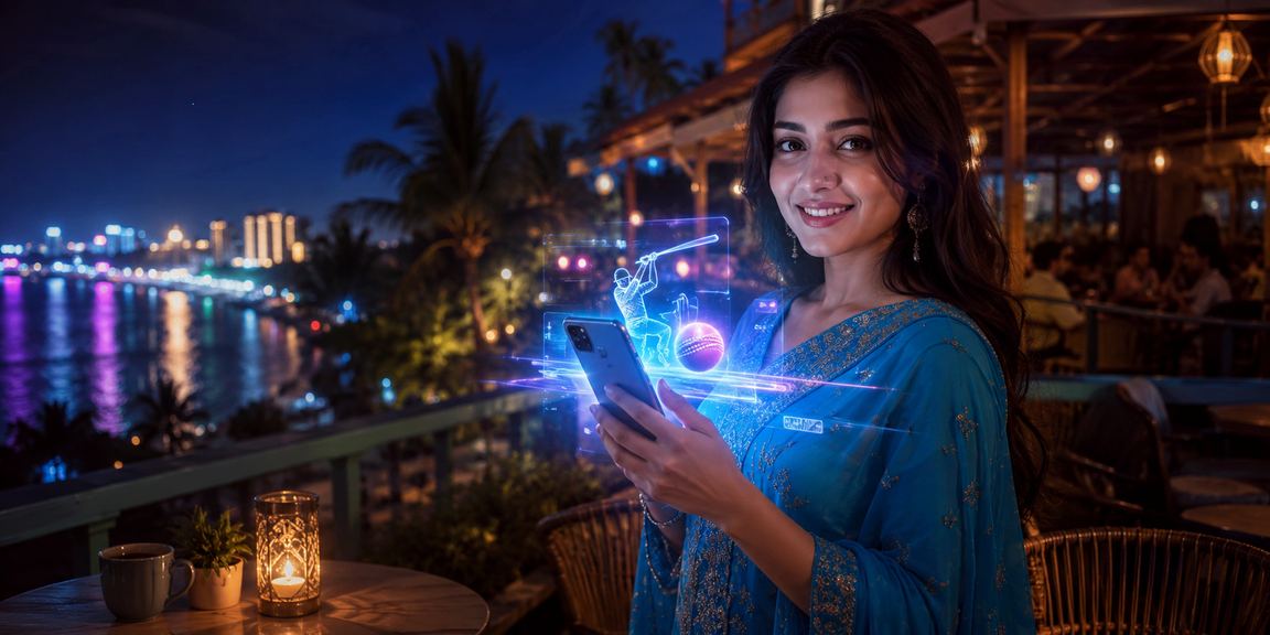 A user enjoying cricket betting in Gazipur
